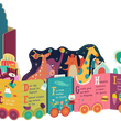 Load image into Gallery viewer, Alphatrain - Alphabet Kids Book