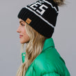 Load image into Gallery viewer, P.A Co. - Black Apres Pom Hat
