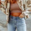Load image into Gallery viewer, Lovesoft - Checked Sherpa Jacket