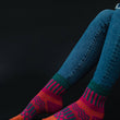Load image into Gallery viewer, P.A Co. - Fuchsia Pattern Socks