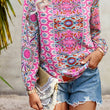 Load image into Gallery viewer, Graphic Pattern Blouse