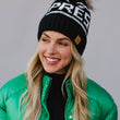 Load image into Gallery viewer, P.A Co. - Black Apres Pom Hat
