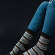 Load image into Gallery viewer, P.A Co. - Brown Pattern Socks