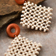 Load image into Gallery viewer, Mia - Wood Woven Earrings
