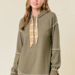 Load image into Gallery viewer, Doe &amp; Rae - PLAID STRAP HOOD
