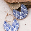 Load image into Gallery viewer, Mia - Wood Drop Earrings 6833
