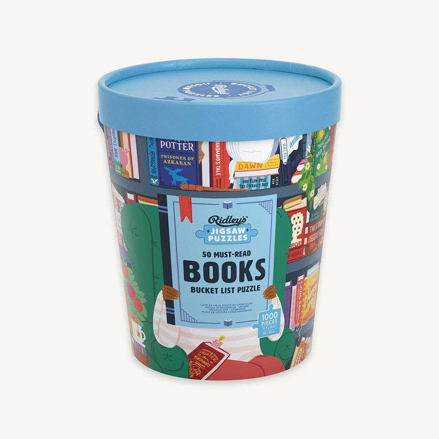 Chronicle Books - 50 Must-Read Books of the World Bucket List 1000 pc Puzzle