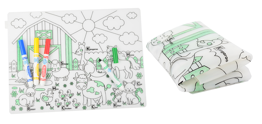 Reusable Coloring Placemats