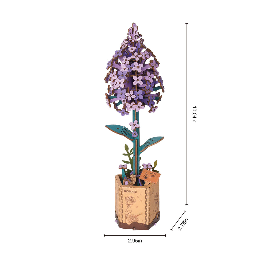 3D Puzzle: Lilac