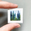 Load image into Gallery viewer, Magnet - 1&quot; Misty Forest Watercolor Print
