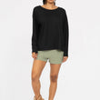 Load image into Gallery viewer, Mono B - Soft Ribbed Scoop Neck Top
