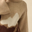 Load image into Gallery viewer, Mountains Jacquard Turtleneck Sweater
