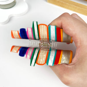 Book Hair claw clip