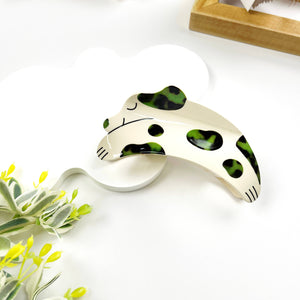 Spotted Puppy Hair Claw Clip