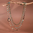 Load image into Gallery viewer, Mia - Triple Layered Mixed Glass Bead and Stone Necklace
