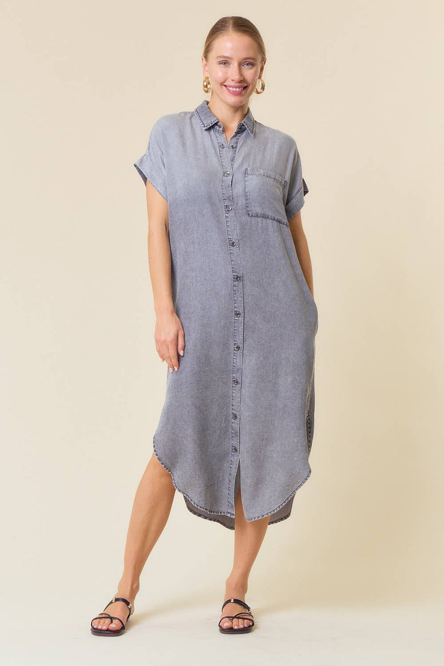 Dolman Midi Dress