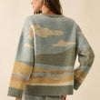 Load image into Gallery viewer, Beach Landscape Knit Sweater
