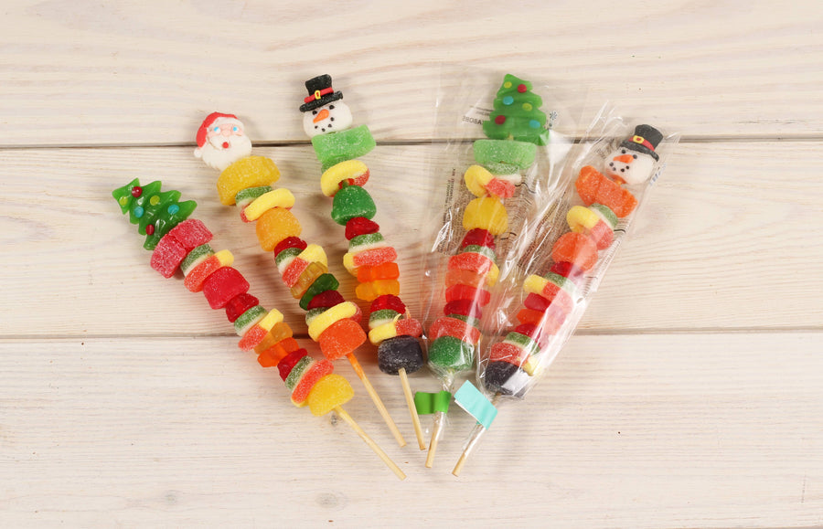 Gummy Kabobs - Christmas