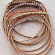 Load image into Gallery viewer, Mia - Boho Layered Guitar String Bracelet Set
