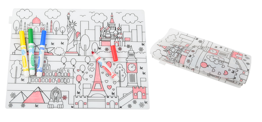 Reusable Coloring Placemats