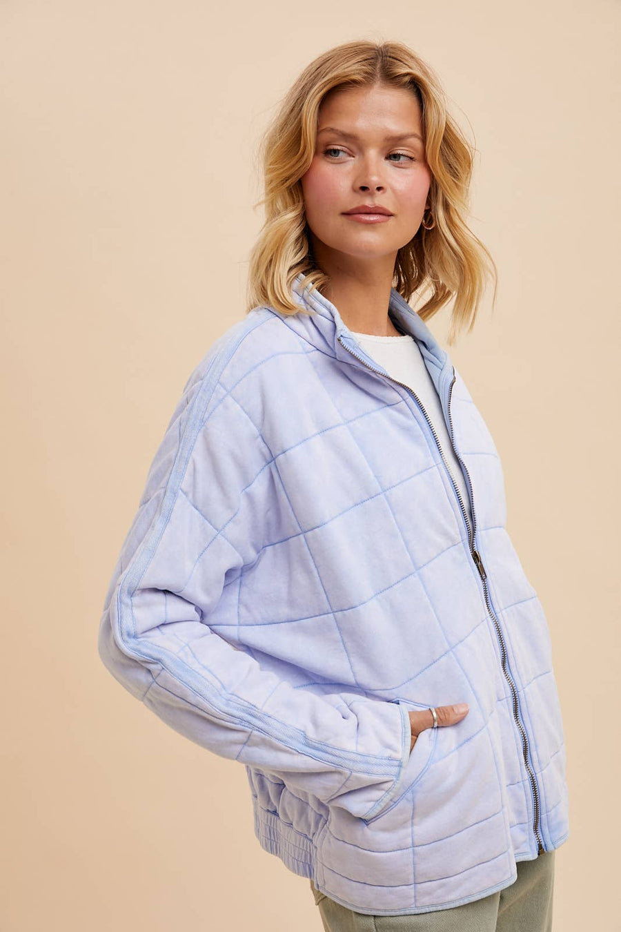 Washed Quilted Jacket