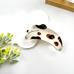Spotted Puppy Hair Claw Clip