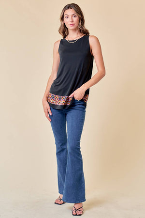 Printed Stripe Top