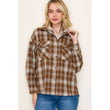 Load image into Gallery viewer, Twofer French Terry Plaid Jacket
