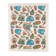 Load image into Gallery viewer, Swedish dishcloth - Summer Camper Collage
