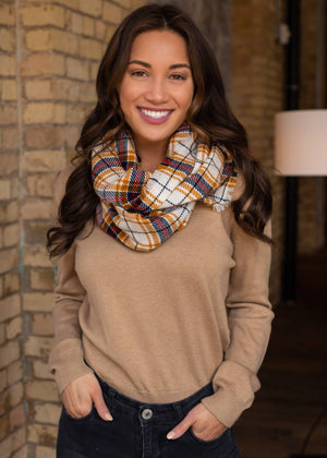 P.A Co. - Plaid Infinity Scarf