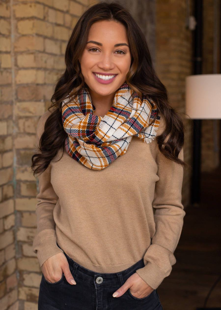 P.A Co. - Plaid Infinity Scarf