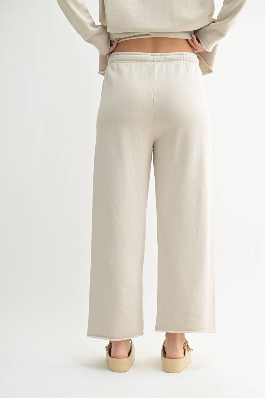 Malibu Wide-Leg Fleece Pants