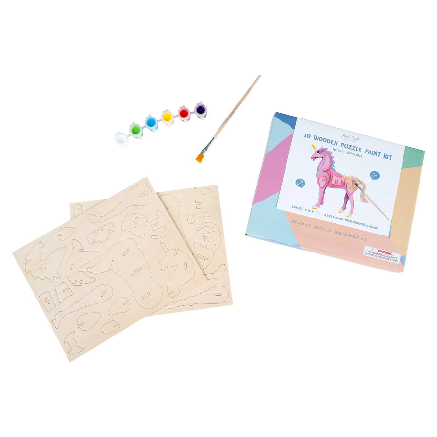 3D Puzzle & Paint: Unicorn