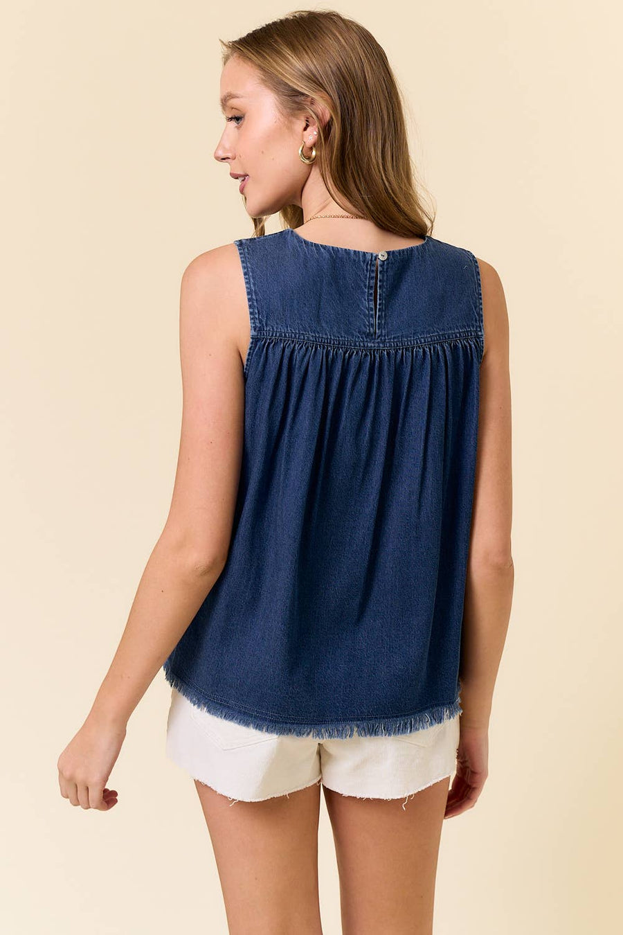 Tencel Chambray Swing Tank