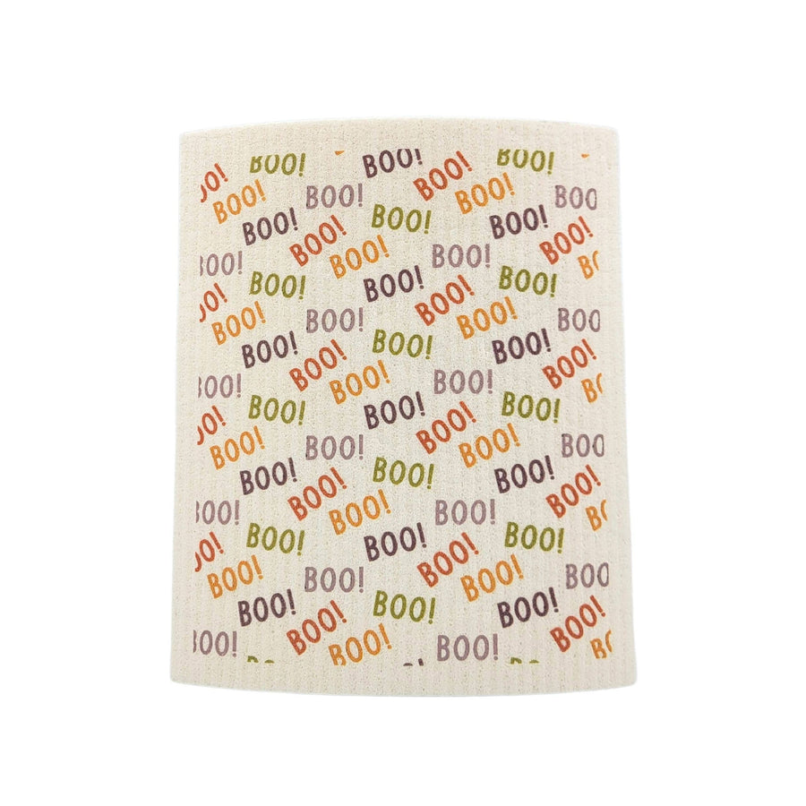 Boo! Fall Pattern Swedish Dishcloth