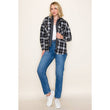 Load image into Gallery viewer, Twofer French Terry Plaid Jacket
