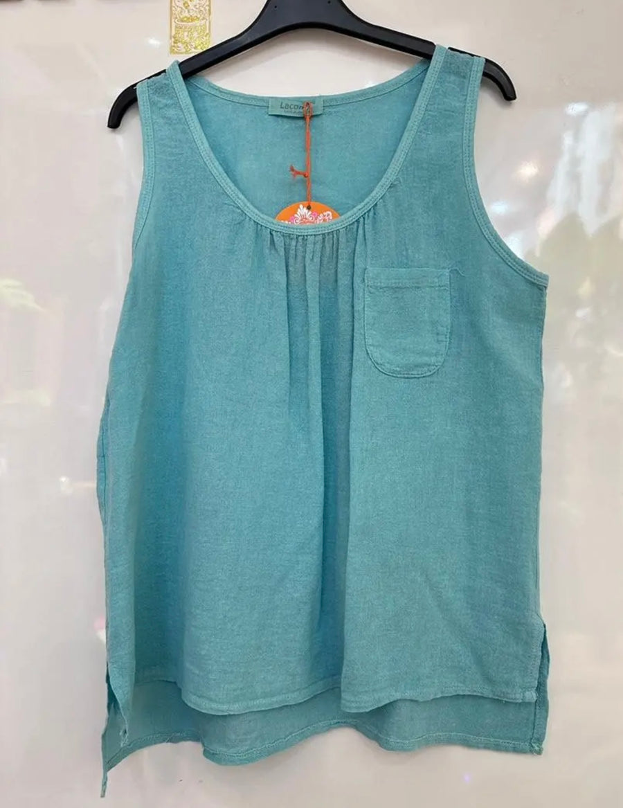 Isla Tank with Pocket