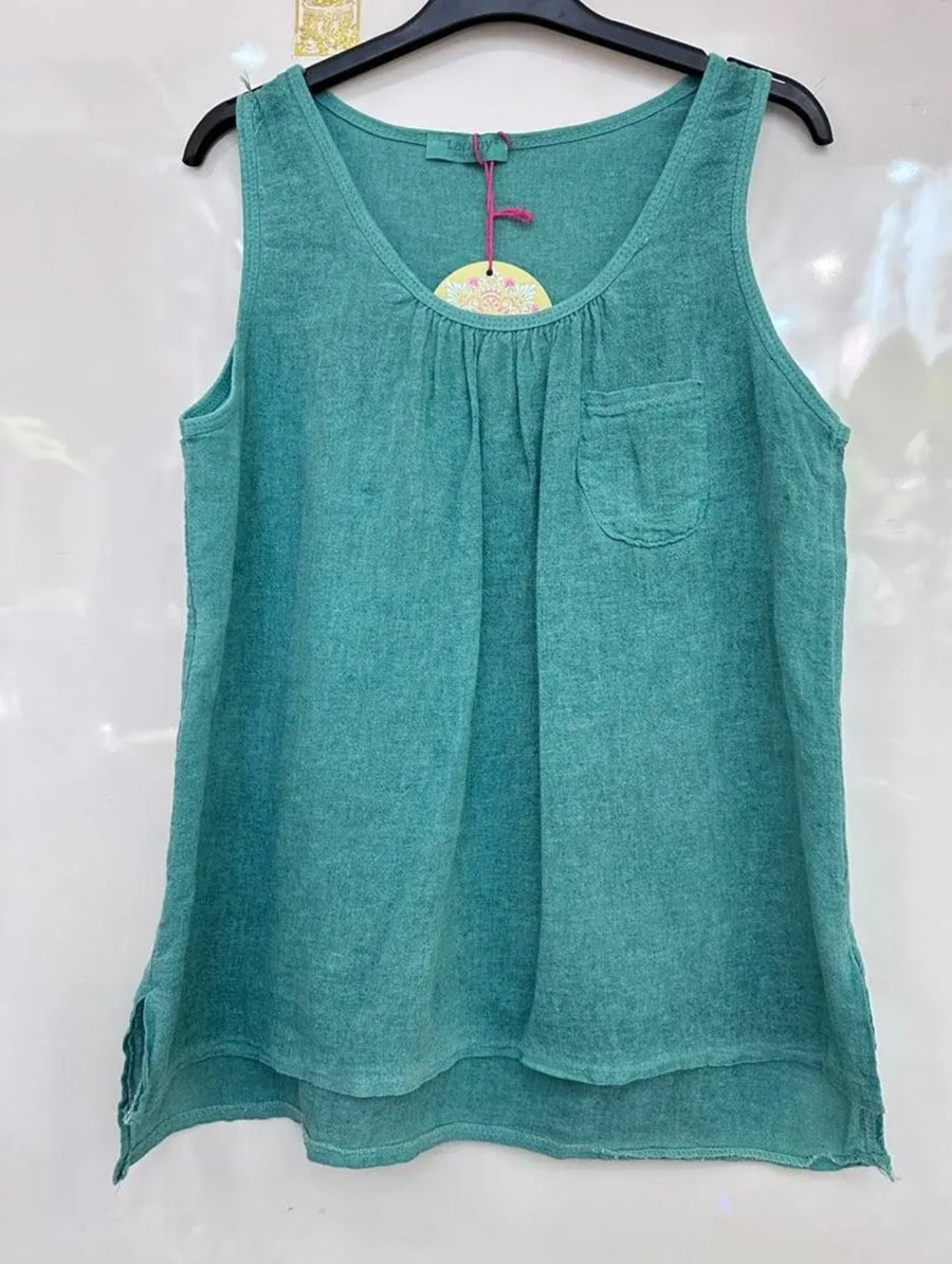 Isla Tank with Pocket