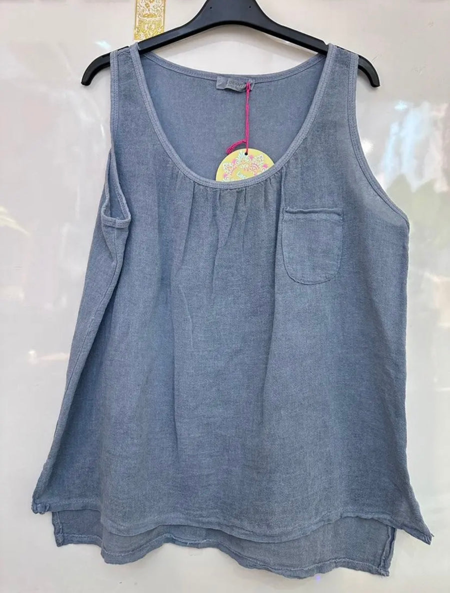 Isla Tank with Pocket