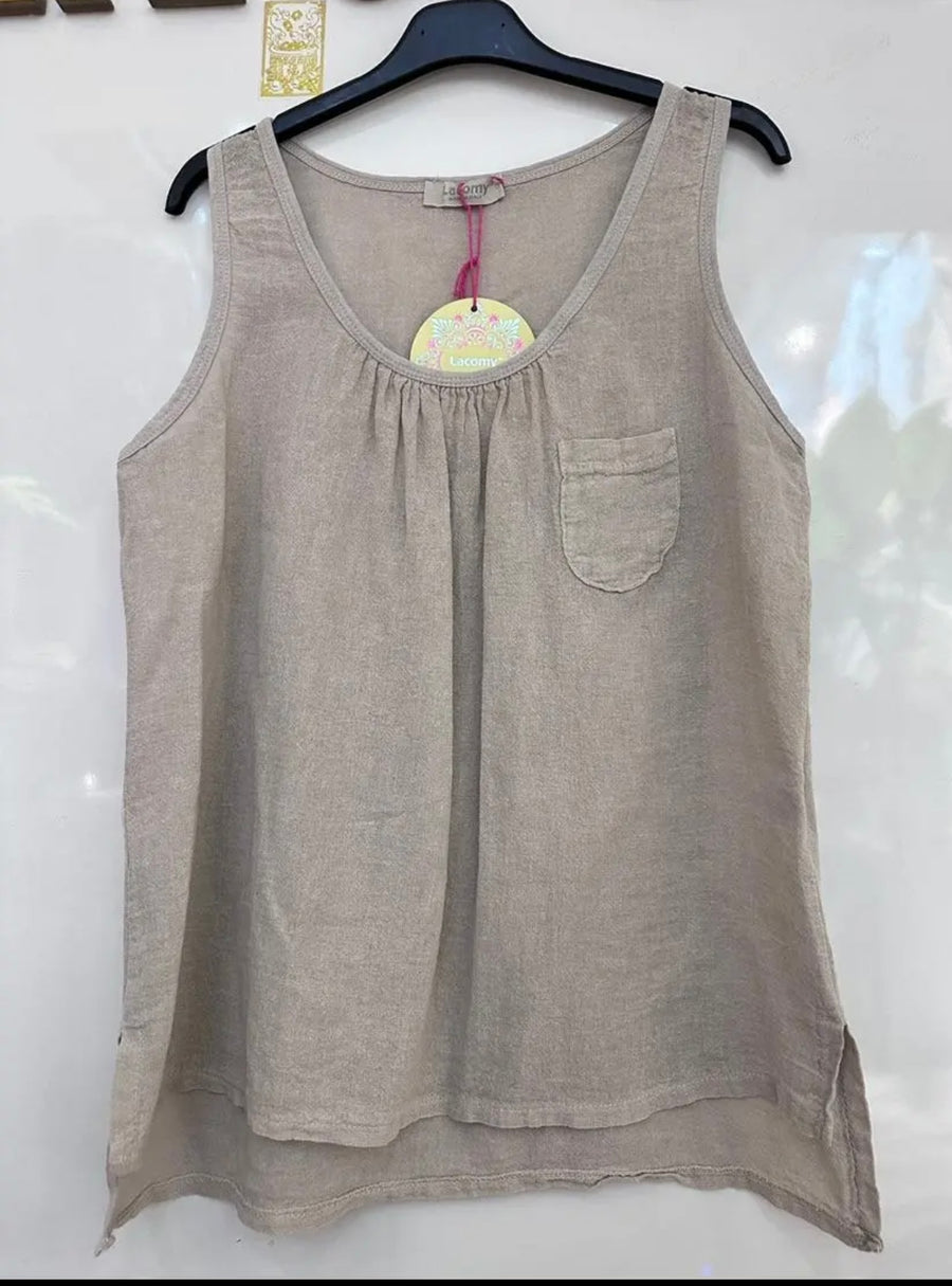 Isla Tank with Pocket