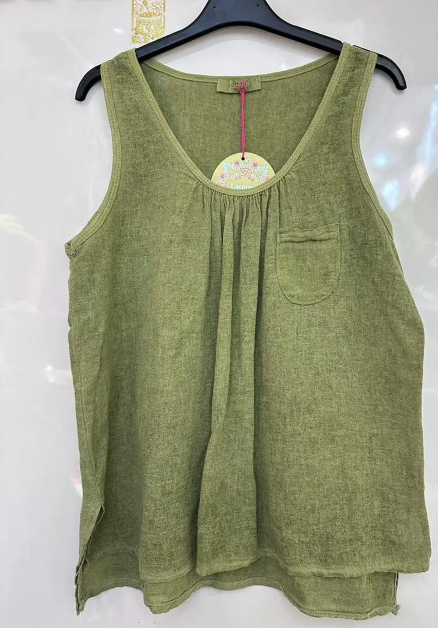 Isla Tank with Pocket