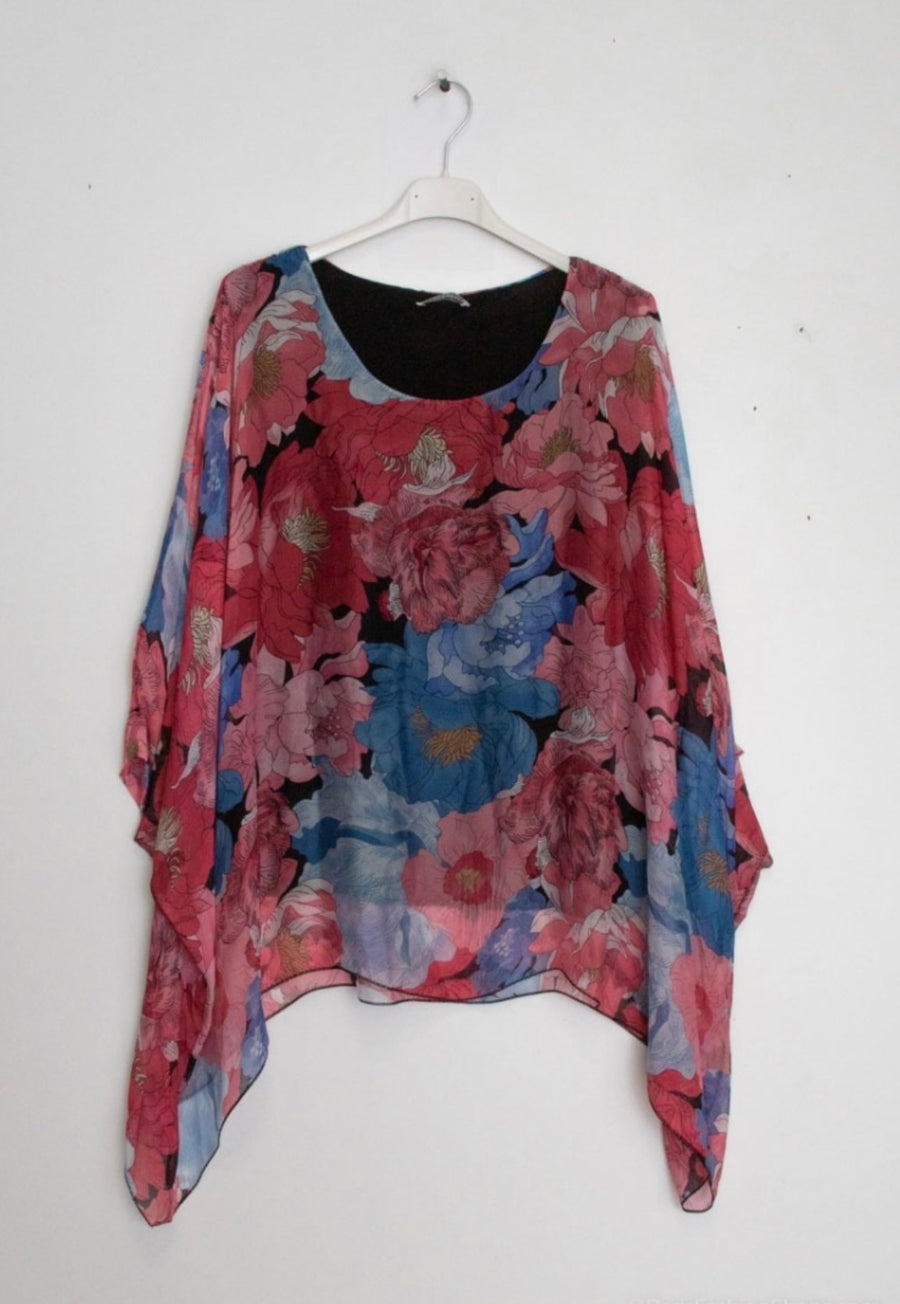 Silk flow print