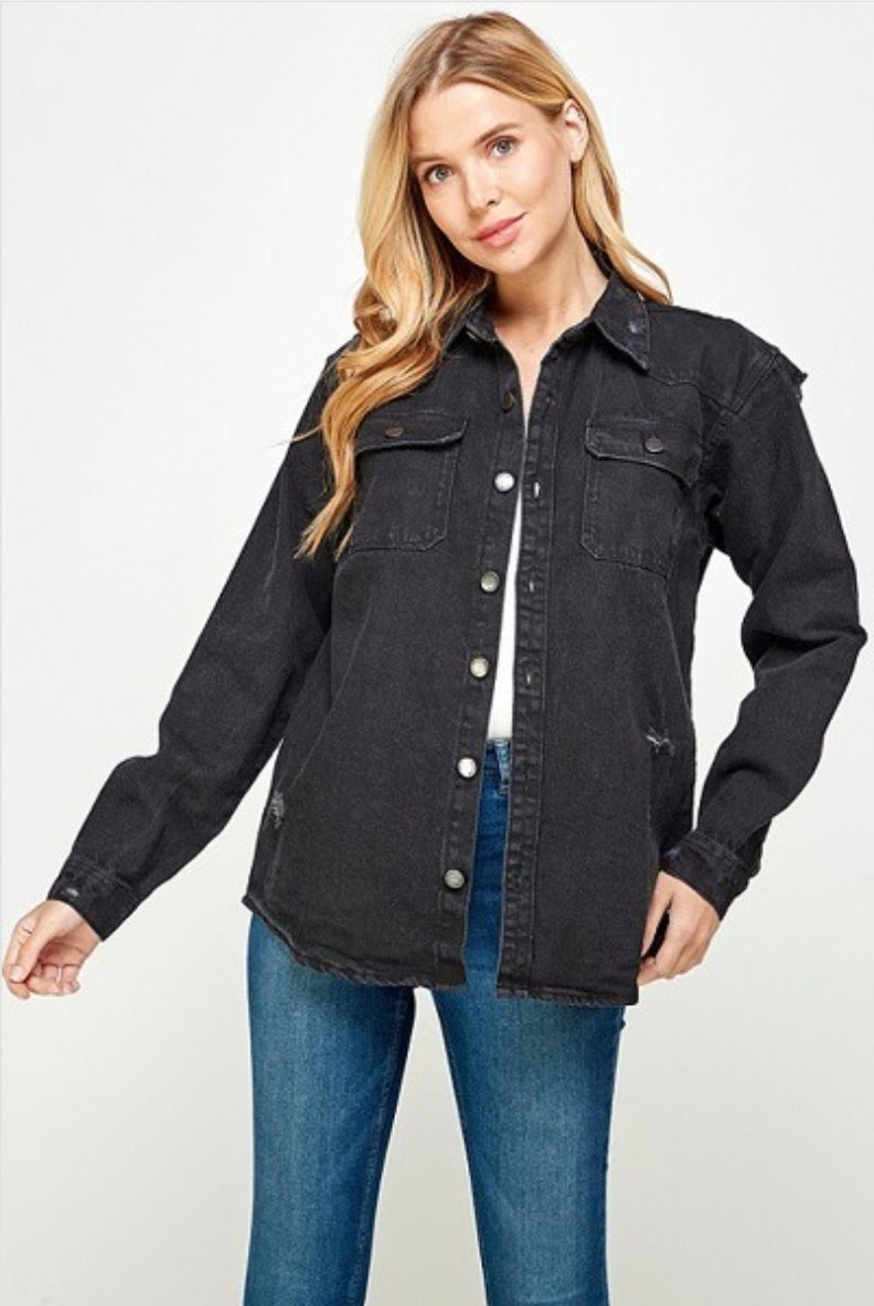 Denim Shacket