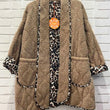 Load image into Gallery viewer, Leopard Fleece Jacket
