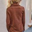 Load image into Gallery viewer, Half Zip Textured Pullover
