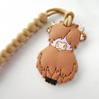 Load image into Gallery viewer, Teether -  Highland Cow w/clip
