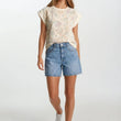 Load image into Gallery viewer, Doe and Rae - Embroidery Muscle Top
