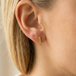 Load image into Gallery viewer, Fame - Gold Dipped Dainty Mini Bar Stud Earrings
