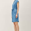 Load image into Gallery viewer, Be Cool - Denim mini dress in tencel
