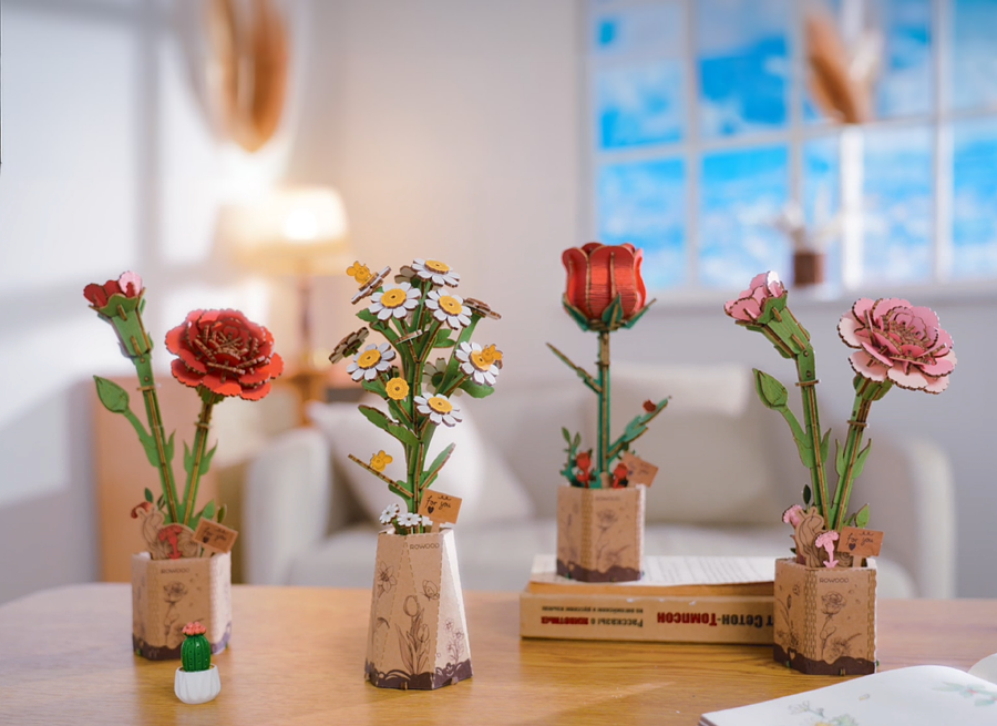 3D Puzzle: Chamomile